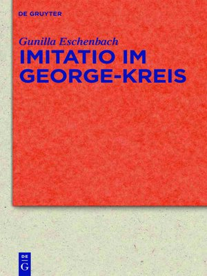 cover image of Imitatio im George-Kreis